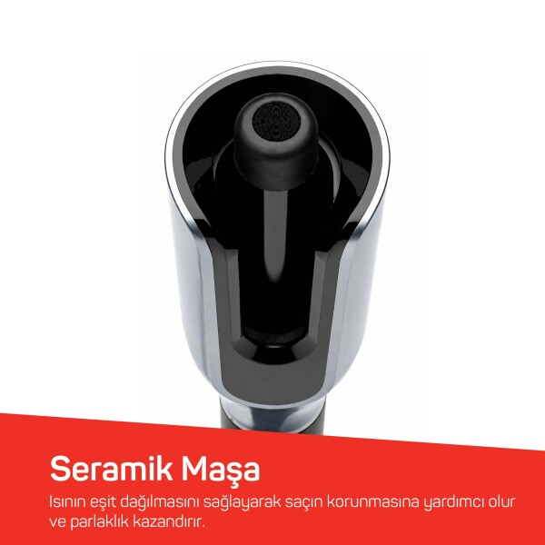 Arzum AR5171 Revolution Pro Otomatik Bukle ve Saç Maşası 25 mm Seramik LCD Ekran Siyah görsel 5