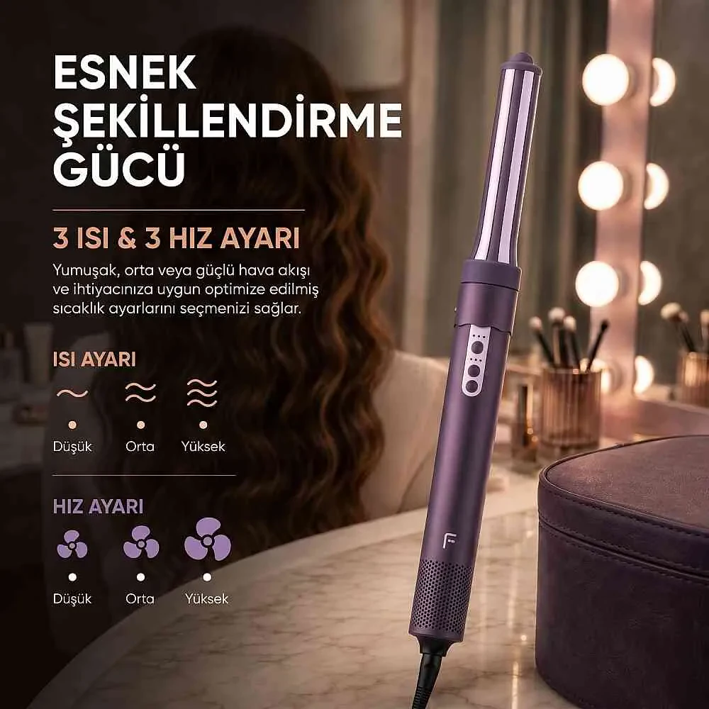 Fakir AirVibe Saç Şekillendirici Set görsel 3