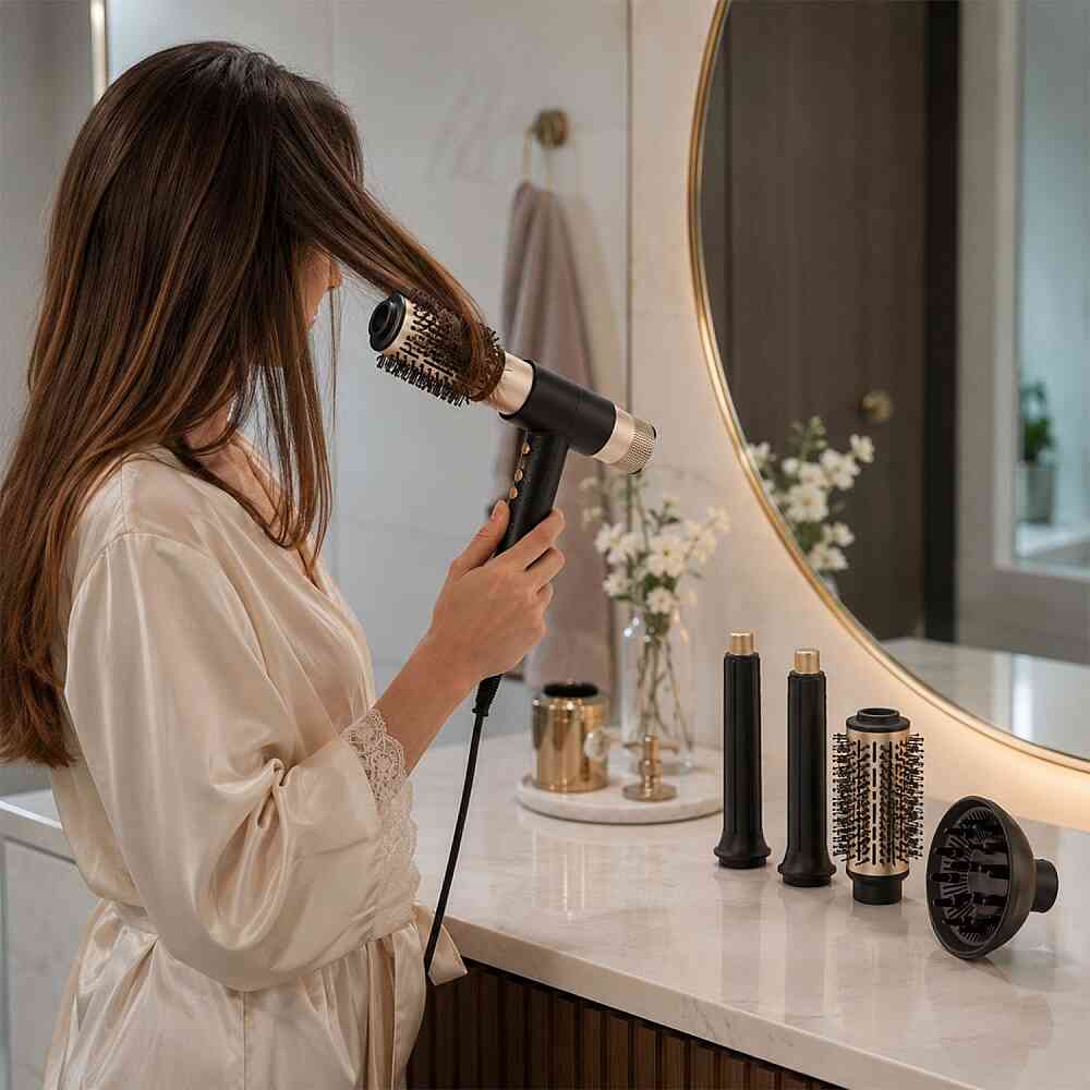 Fakir Airwave Saç Şekillendirici Set Gold