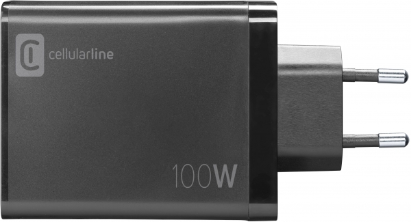 Cellularline Nano GaN 100W ACHUSBGAN4WAL100WK
