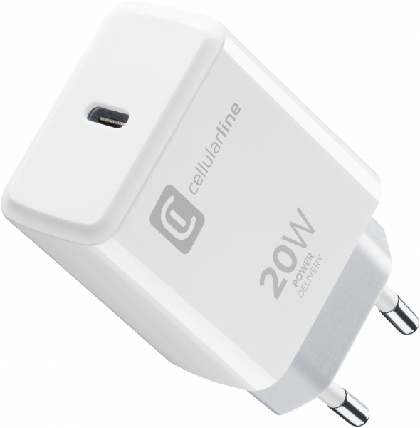 Cellularline USB-C Charger 20W ACHIPHUSBCPD20WW