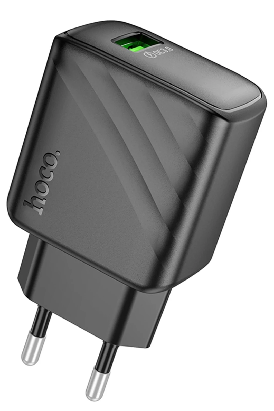 Hoco CS21A Rich 18W USB 3.0 QC Çıkışlı Hızlı Şarj Aleti – Siyah