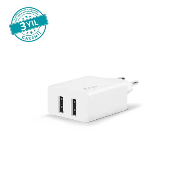 ttec SmartCharger Duo 2.4A Seyahat Şarj Aleti Çift USB