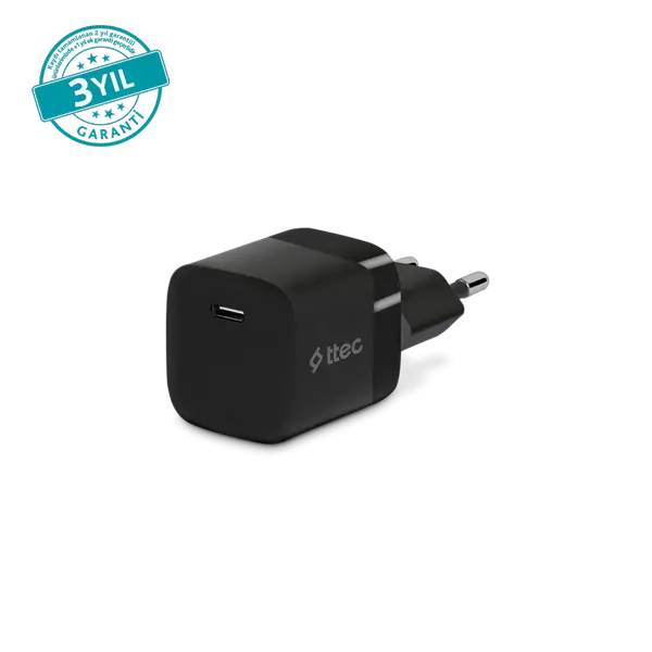 ttec SmartCharger GAN 30W PD USB-C Seyahat Hızlı Şarj Aleti