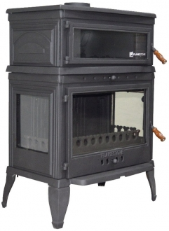 Flamestove Retro Lüx Dik Fırınlı