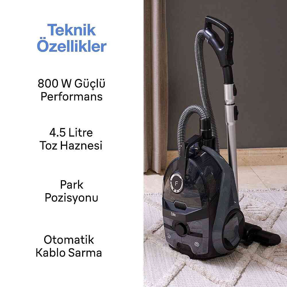 Fakir Vacuum Pro Toz Torbasız Elektrikli Süpürge görsel 3