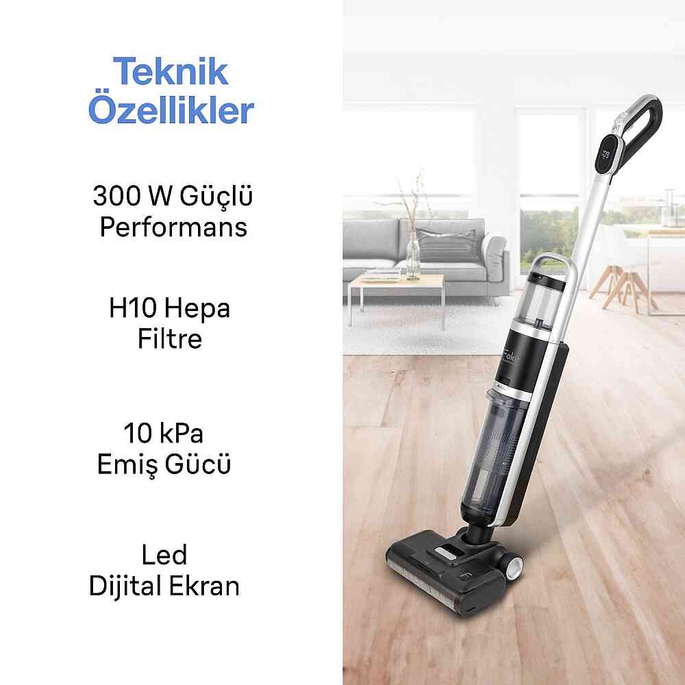 Fakir WD 7 Pure Clean 2 IN 1 Dikey Şarjlı Süpürge görsel 3