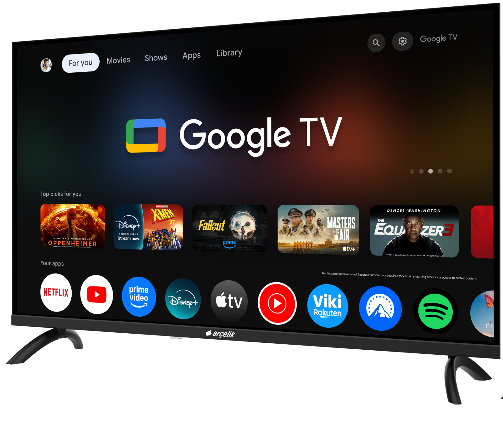 Arçelik QLED 32" HD Google TV - A 632 D Full HD& HD görsel 2