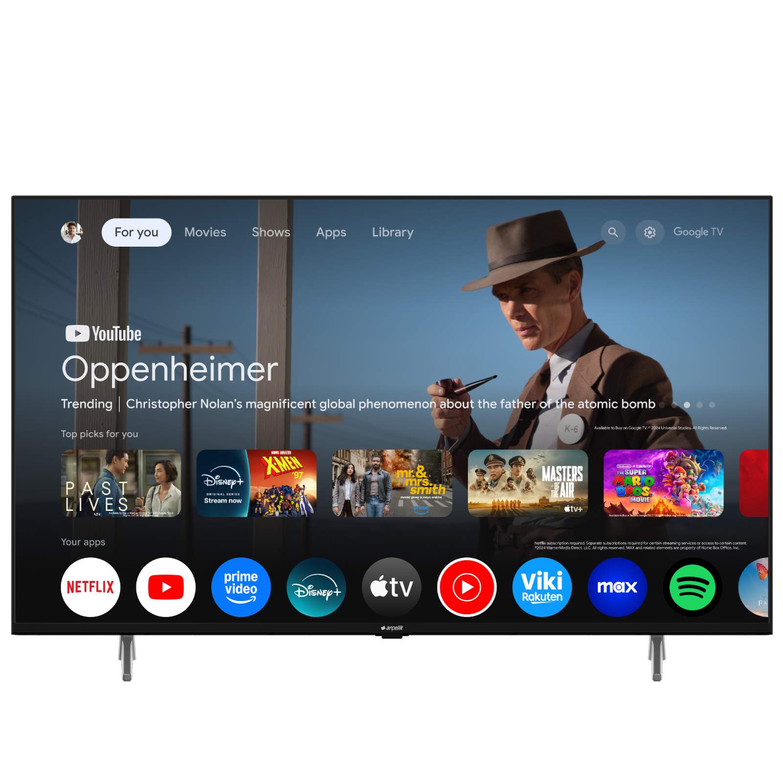 Beko 7 serisi 65" 4K UHD Google TV - A65 E 795 B Smart TV