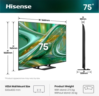 Hisense Hisense 75E8S görsel 3