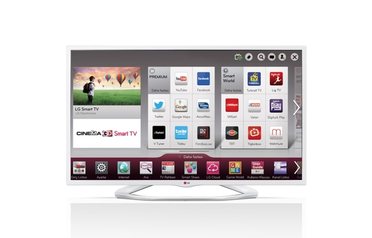LG 42" LED SMART TV, DAHİLİ WI-FI, DAHİLİ UYDU ALICISI, MCI 100 HZ GİBİ ÖZELLİKLERE SAHİP 42LN577S görsel 2