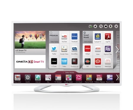 LG 42" LED SMART TV, DAHİLİ WI-FI, DAHİLİ UYDU ALICISI, MCI 100 HZ GİBİ ÖZELLİKLERE SAHİP 42LN577S