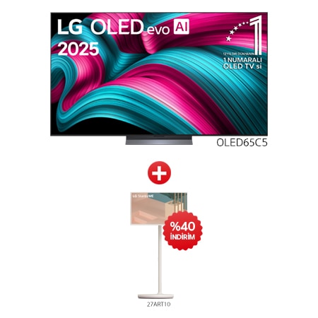LG OLED65C5 Satın Alımlarında StanbyME %40 İndirimli - OLED65C5.27ART10