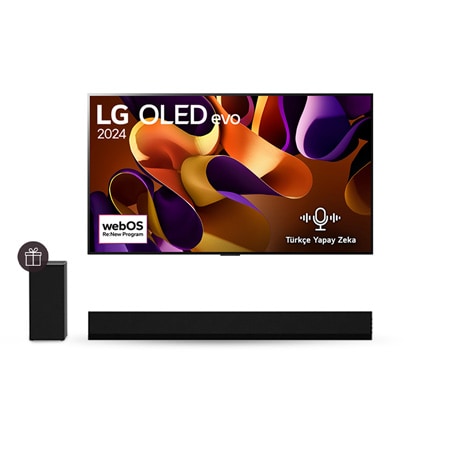 LG OLED65G45 4K OLED evo TV & GX Soundbar - OLED65G4LW.GX