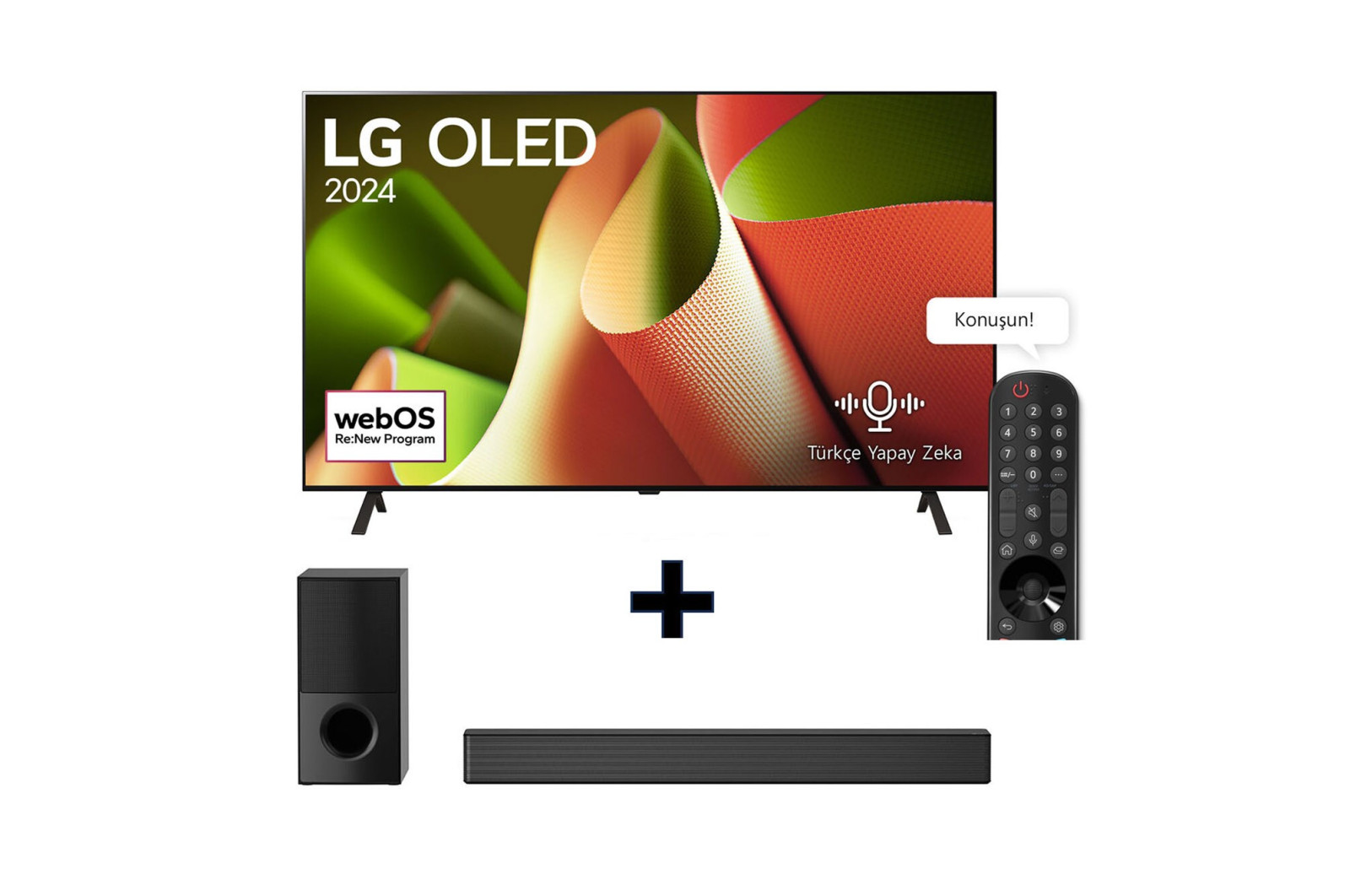 LG SOUNDBAR HEDİYELİ, 55 inç LG OLED TV KAMPANYASI (OLED55B46LA+SNH5) - OLED55B46.SNH5