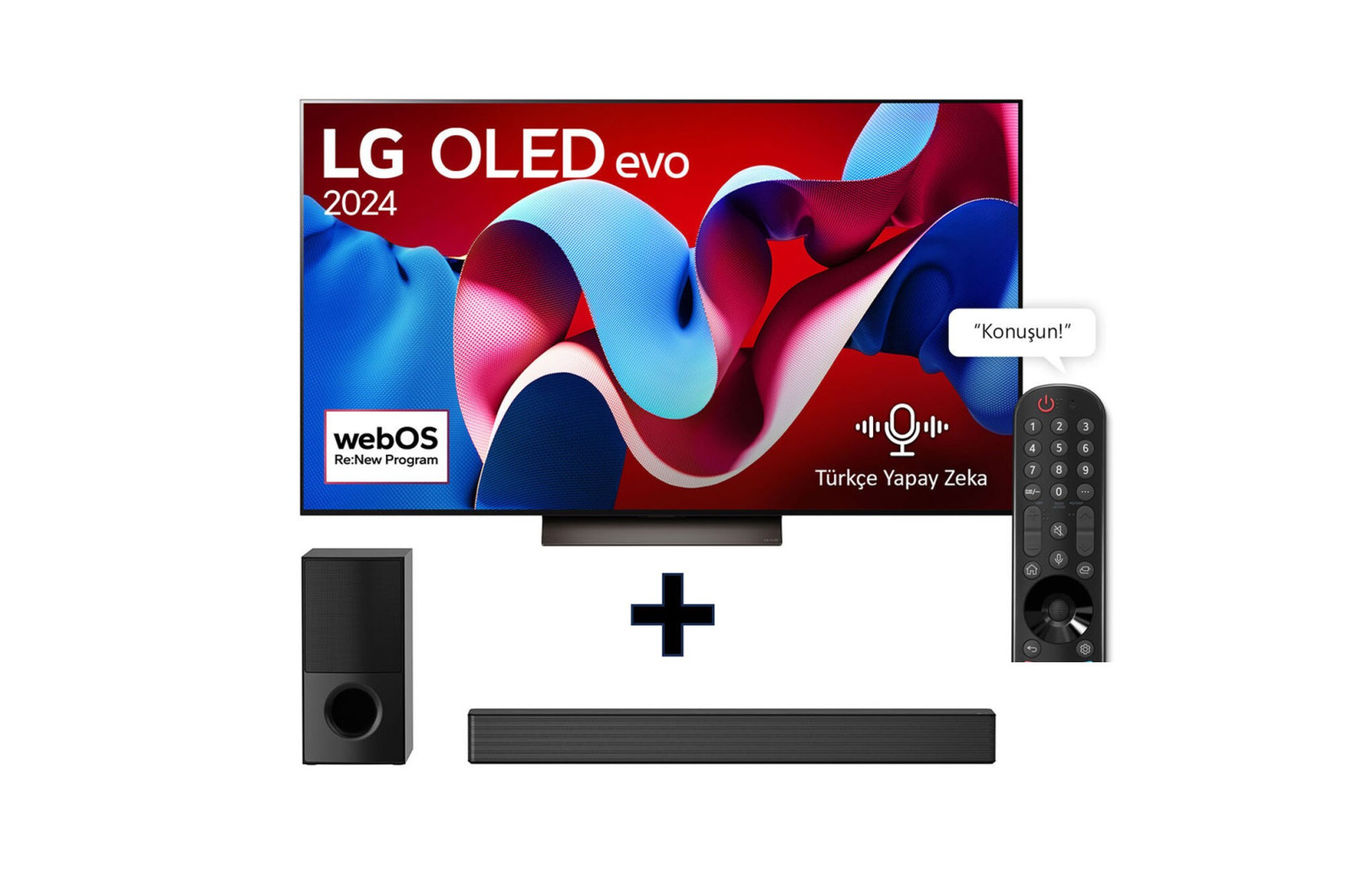 LG SOUNDBAR HEDİYELİ, 55 inç LG OLED TV KAMPANYASI (OLED55C46LA+SNH5) - OLED55C46.SNH5