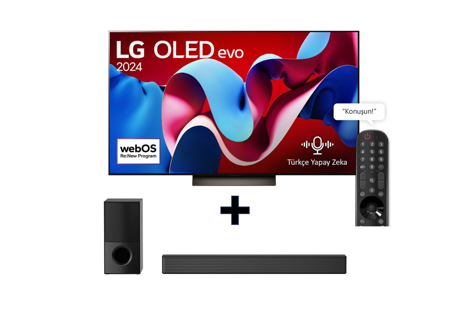 LG SOUNDBAR HEDİYELİ, 65 inç LG OLED TV KAMPANYASI (OLED65C46LA+SNH5) - OLED65C46.SNH5