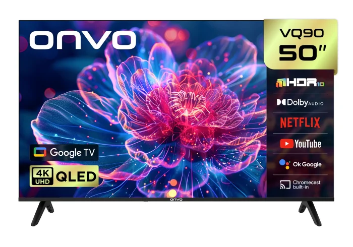 Onvo 50VQ90F3UB 50'' 127 Ekran 4K Ultra HD Google Smart QLED TV