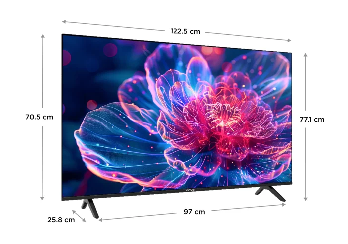 Onvo 55VQ90F3UB 55’’ 140 Ekran 4K Ultra HD Google Smart QLED TV görsel 3