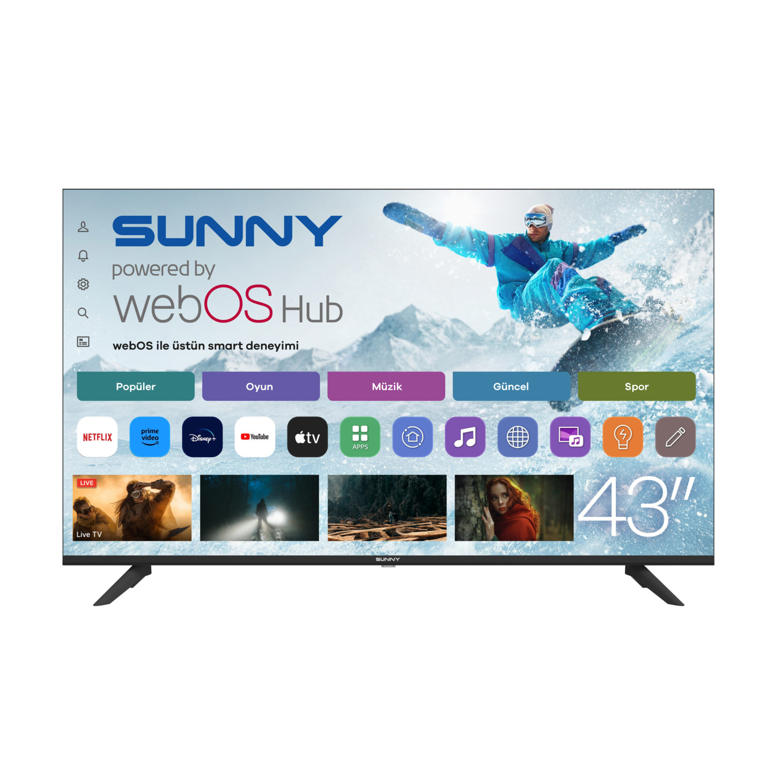 Sunny SN43FMLN-W02S