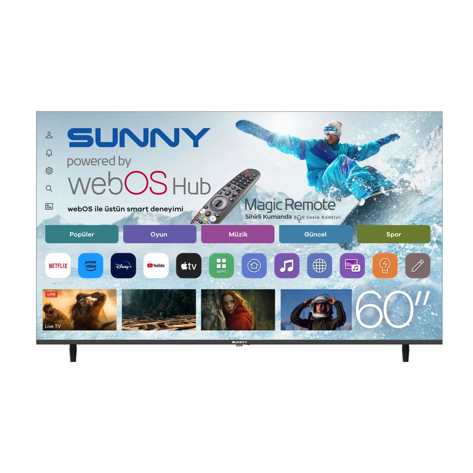 Sunny SN60QLEDM-W02M