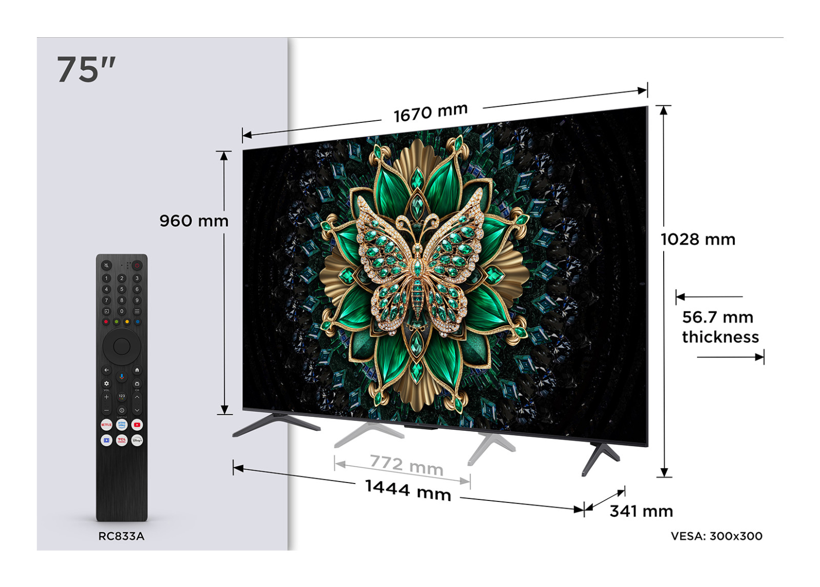 TCL 75C6K görsel 2