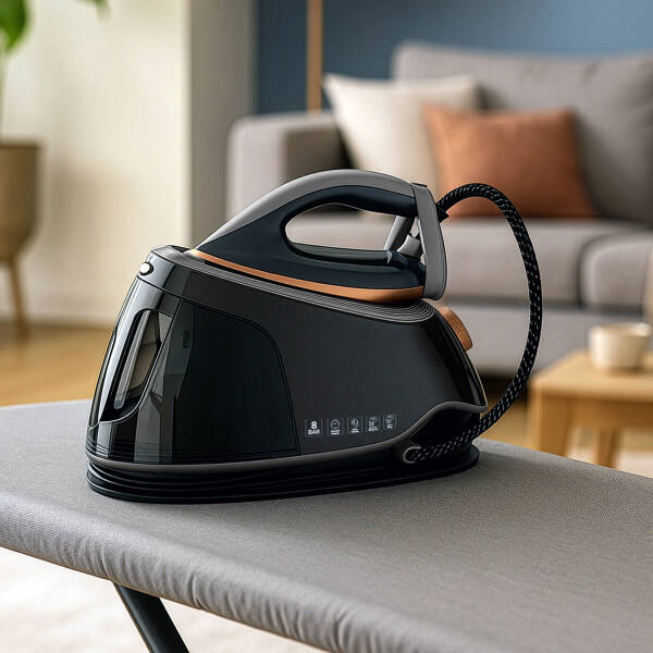 Arzum AR6048 SteamArt Plus Buhar Kazanlı Ütü 3000W, 700 g/dk Şok Buhar Gücü, 1.5 L Su Tankı, Gri görsel 2