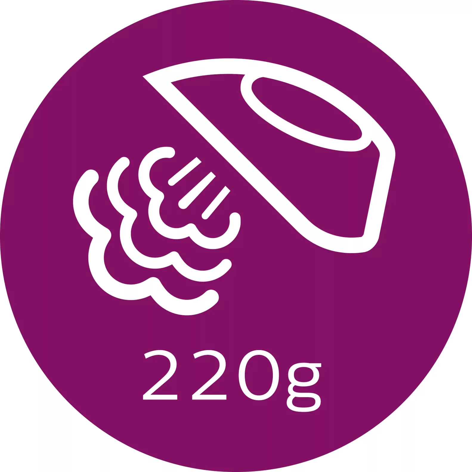 220 g'a kadar şok buhar