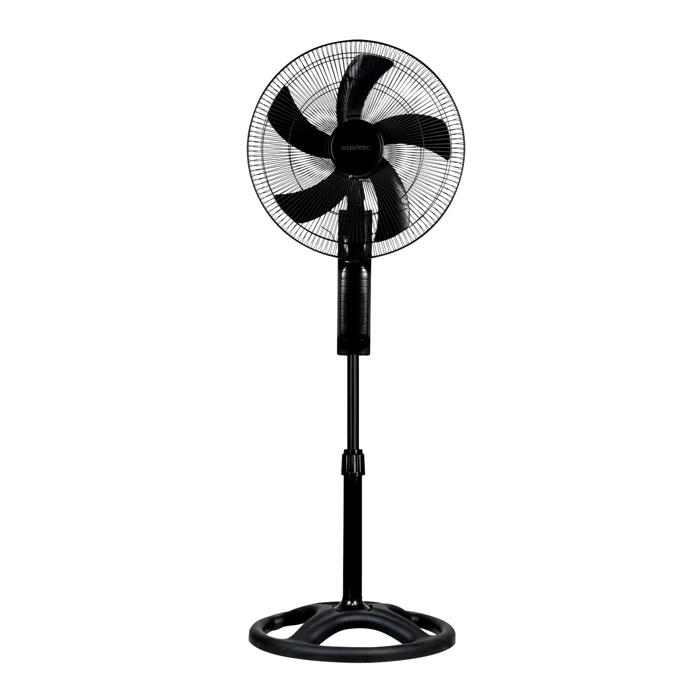 Kumtel KTF-395 Siyah 18 İnç Ayaklı Vantilatör 60 W, 5 Pervaneli, 3 Kademeli, 145 cm Ayarlanabilir Yükseklik (3400395VSTR01)