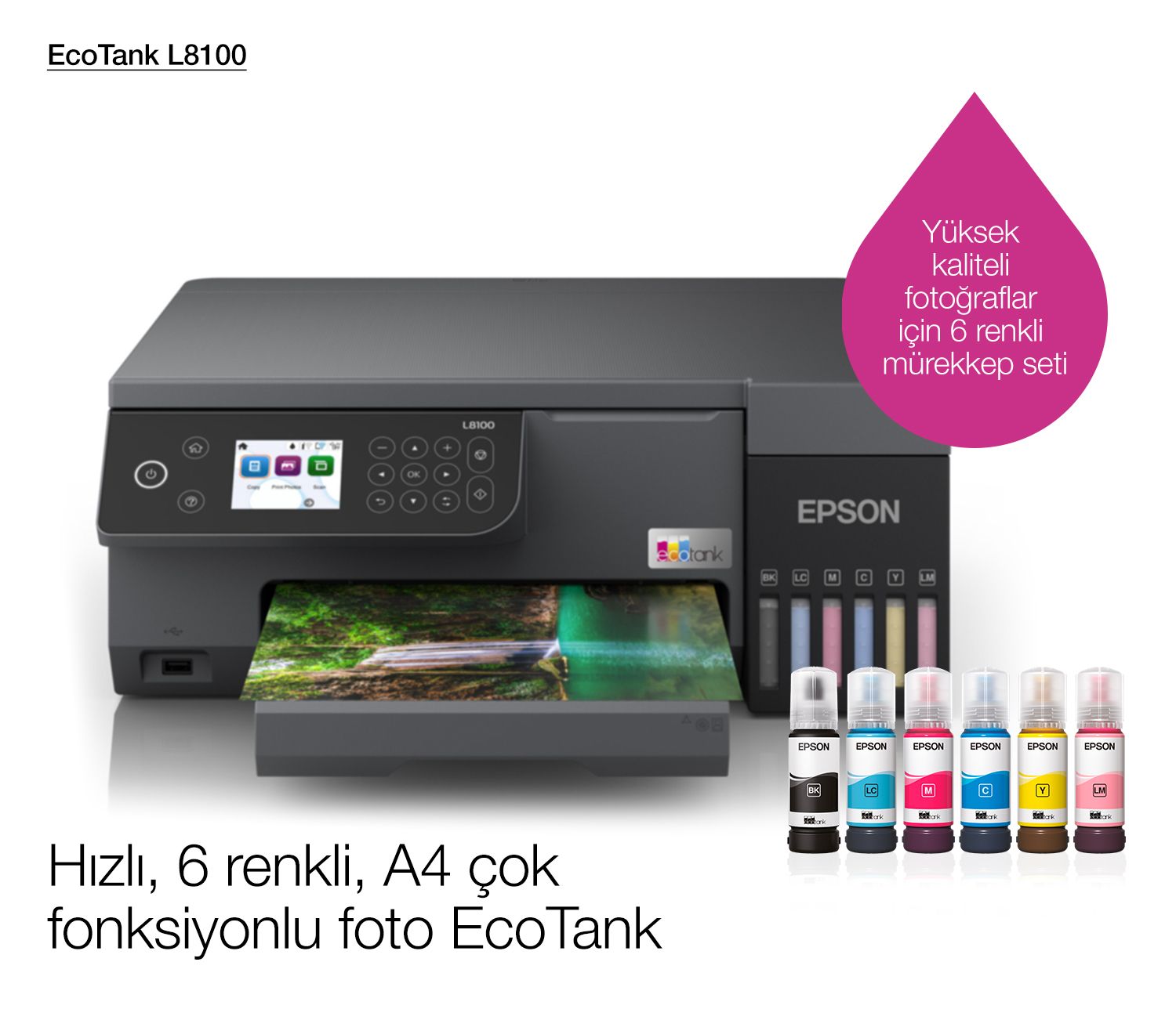 Epson EcoTank Photo L8100 görsel 3