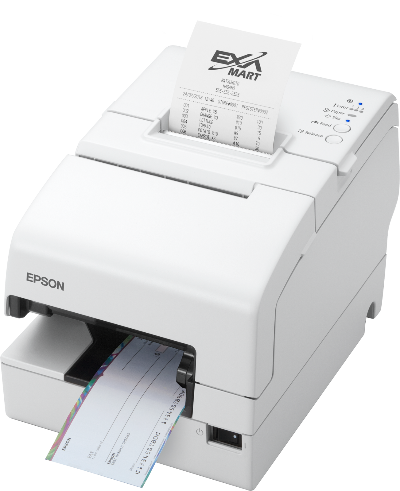 Epson TM-H6000V-203P1: Serial, White, PSU, EU