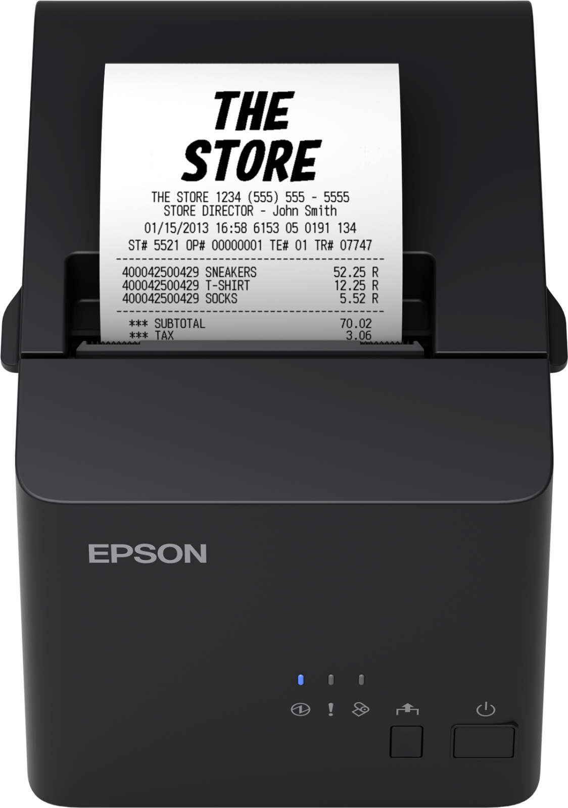 Epson TM-T20X (052): Ethernet, PS, Blk, EU