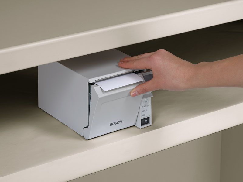 Epson TM-T70II (023B0): Ethernet + Built-in USB, PS, ECW, EU görsel 6