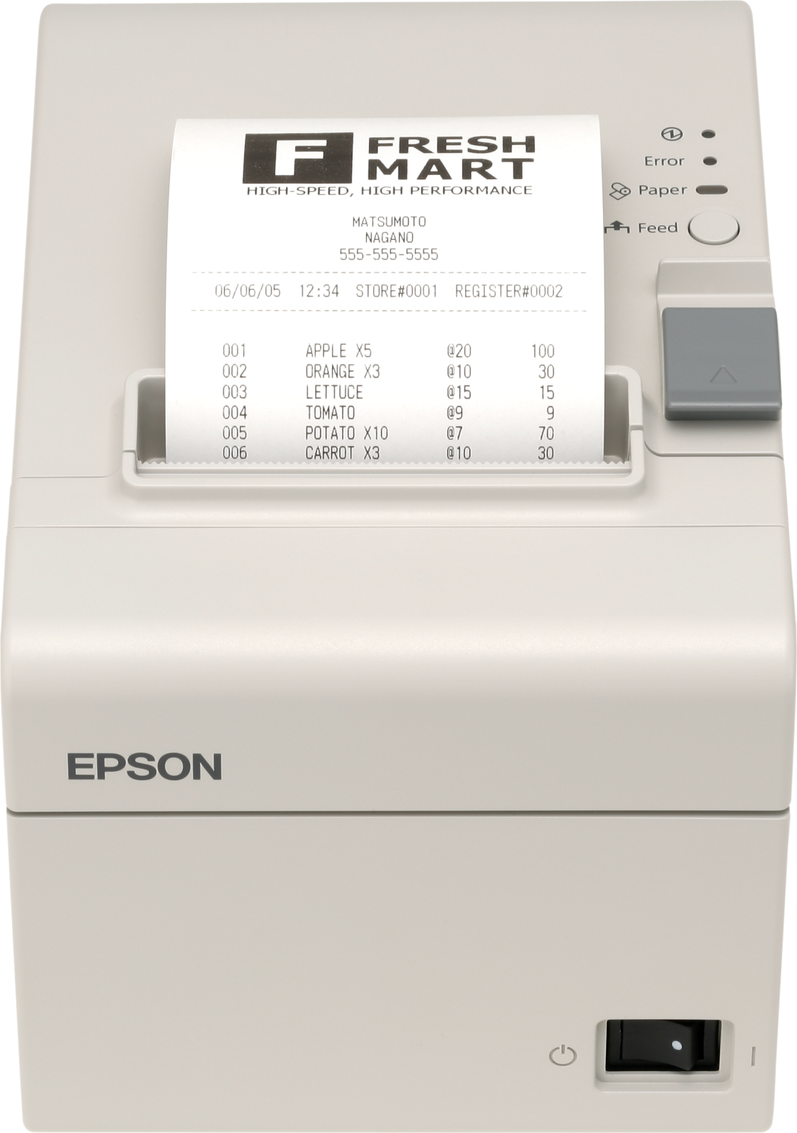 Epson TM-T810F (101): w/o fiscal board, PS, w/o AC cable, ECW görsel 2
