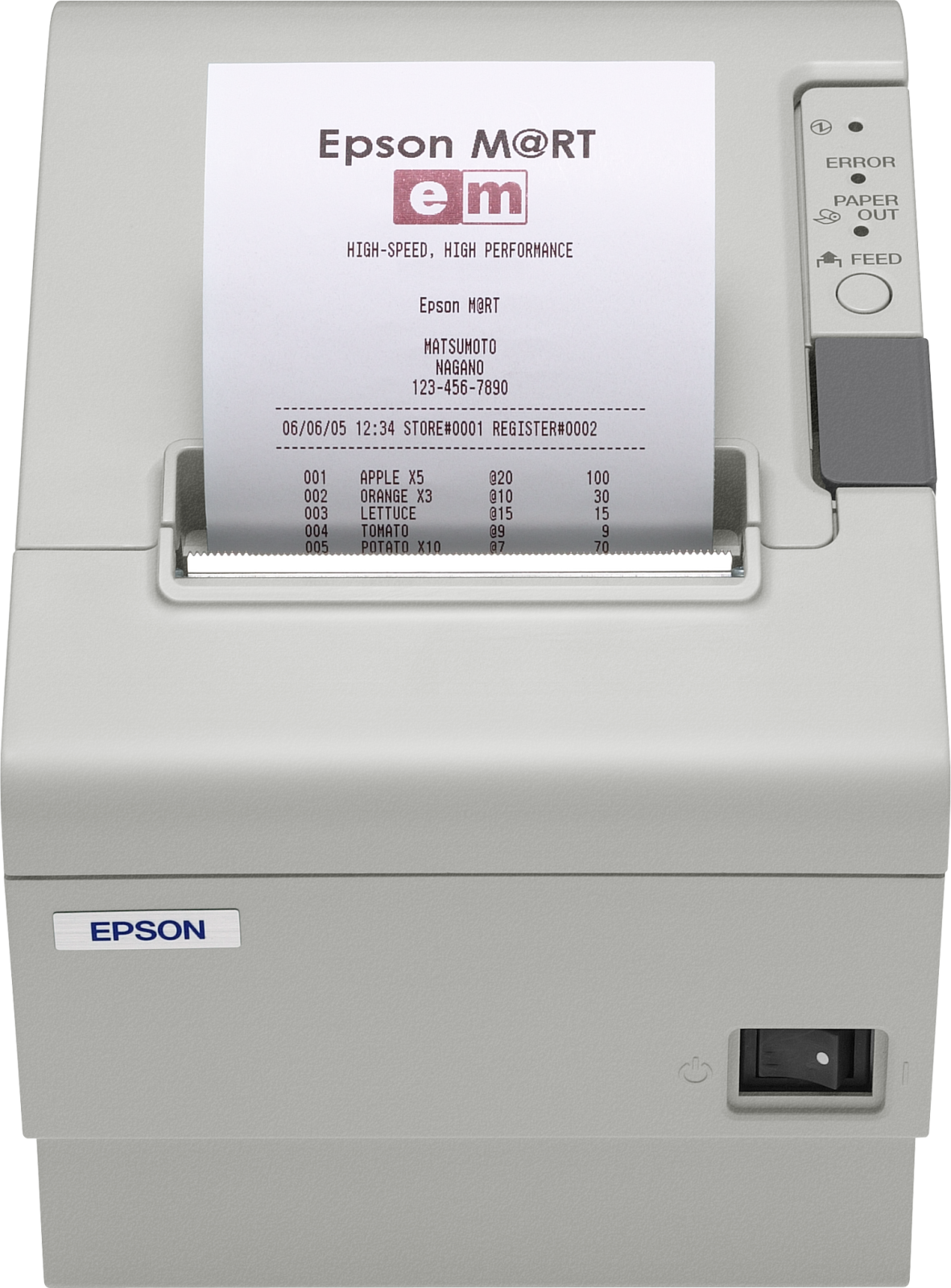 Epson TM-T88IV (062): w/o IF, PS, ECW