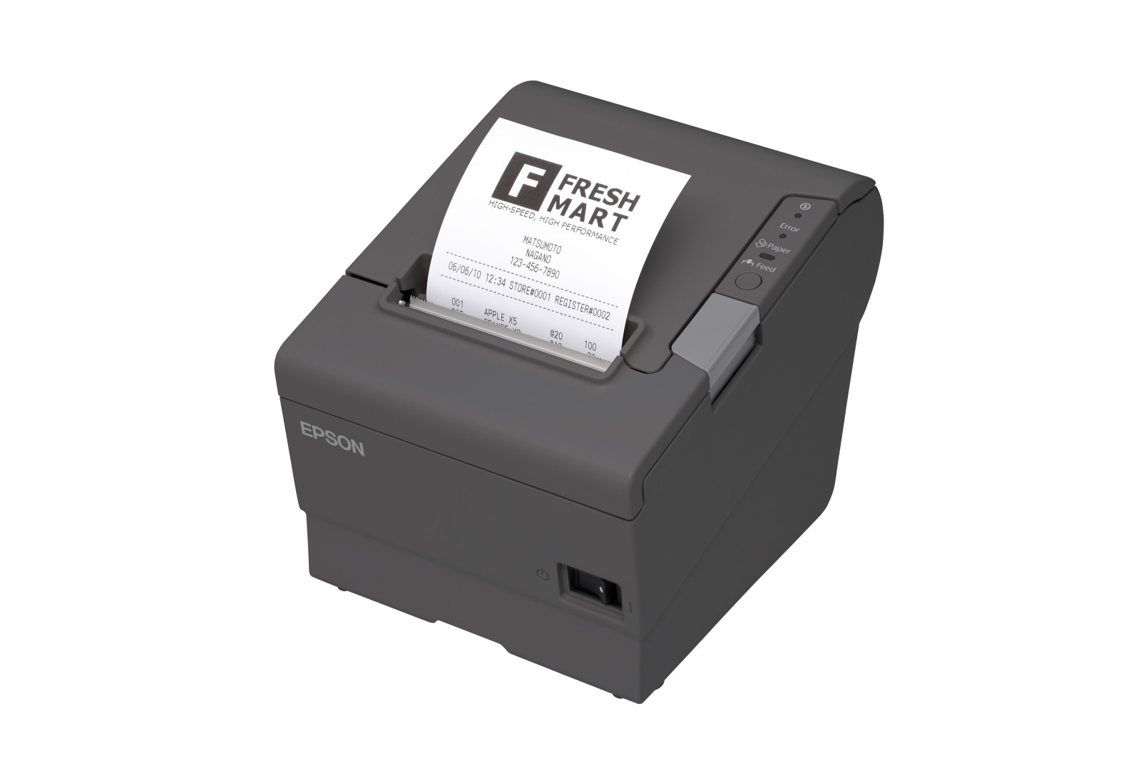Epson TM-T88VI (115): Powered USB, w/o PS, w/o cable, Black