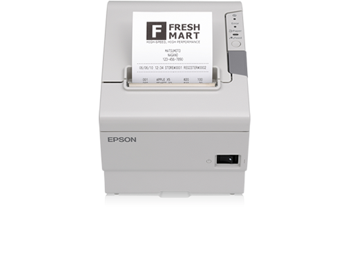 Epson TM-T88VI (115): Powered USB, w/o PS, w/o cable, Black görsel 2