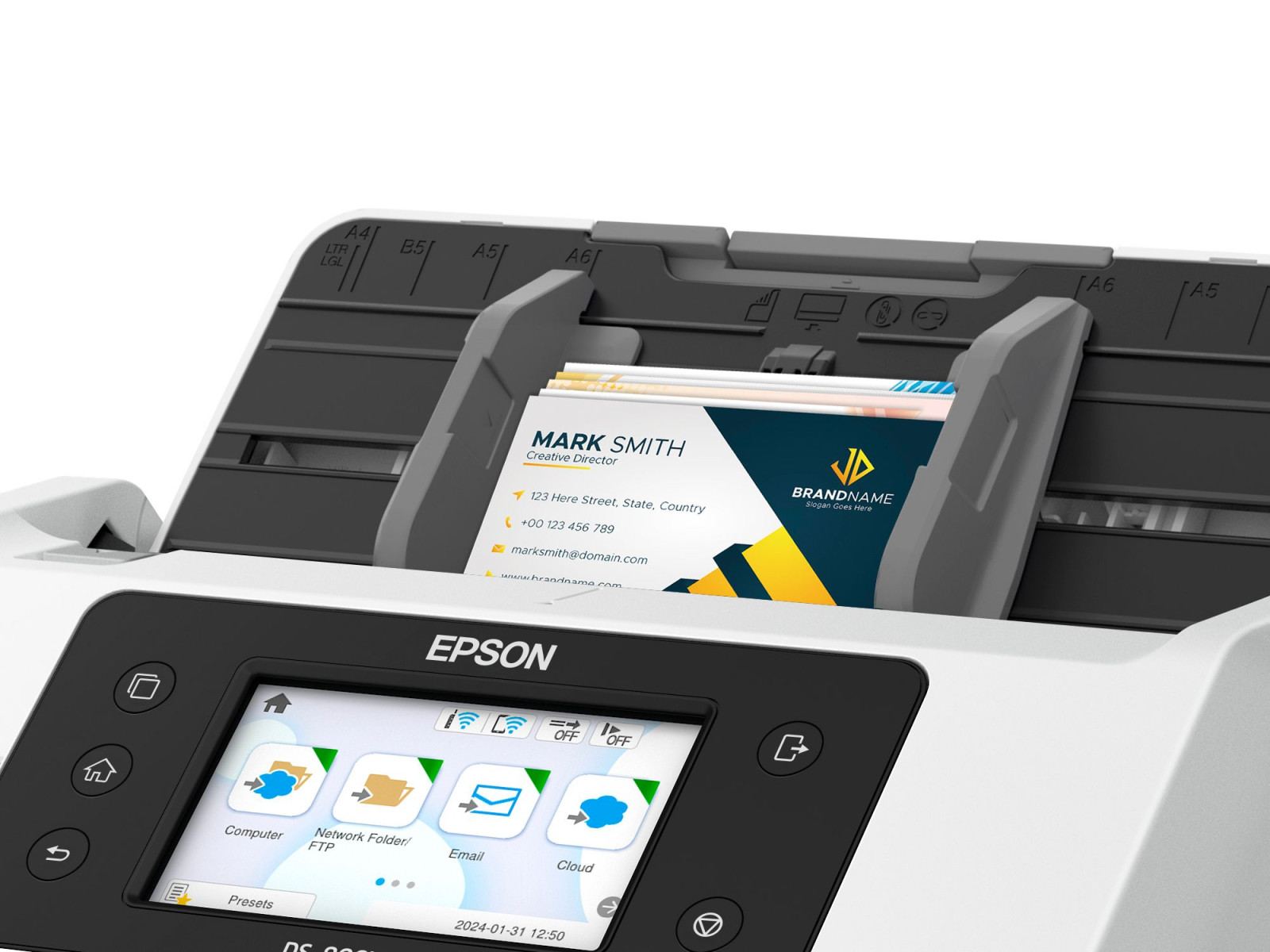 Epson WorkForce DS-800WN görsel 2