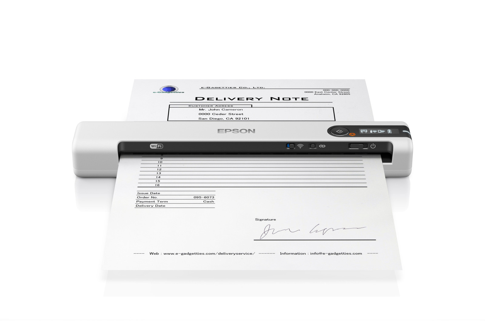 Epson WorkForce DS-80W görsel 9