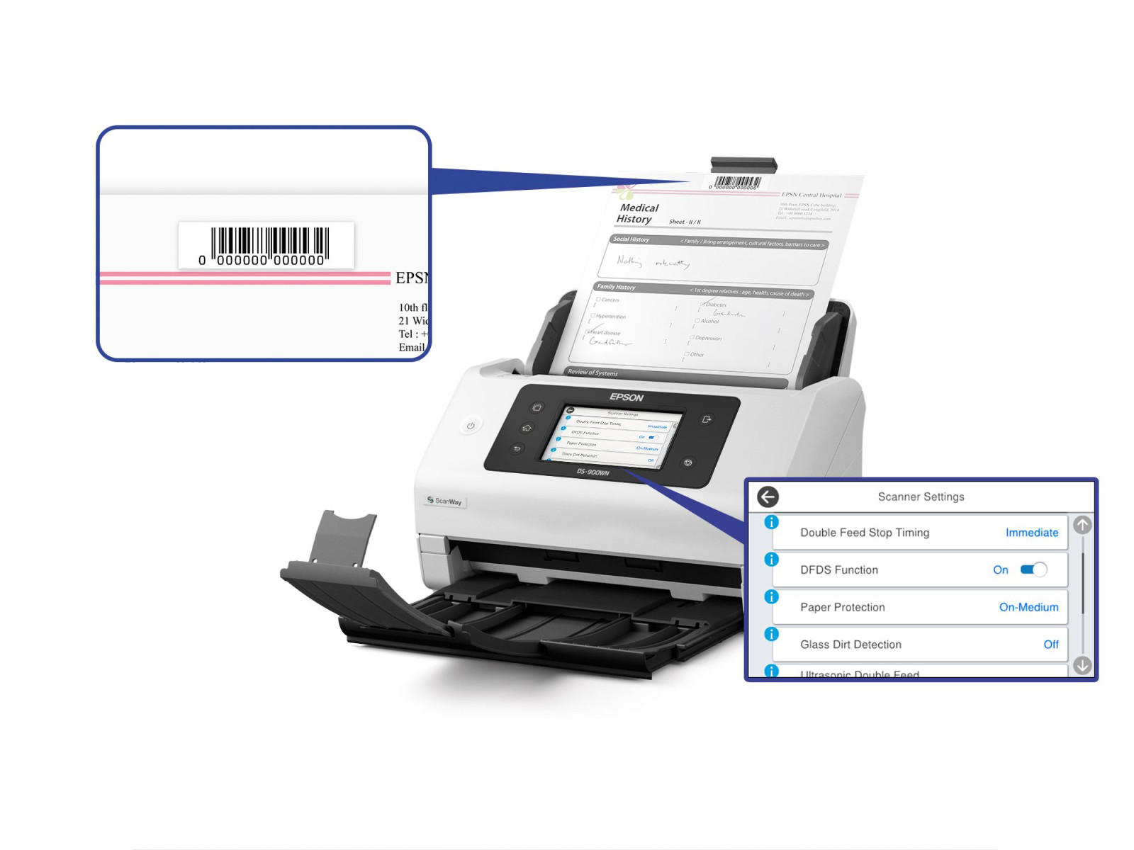 Epson WorkForce DS-900WN görsel 7