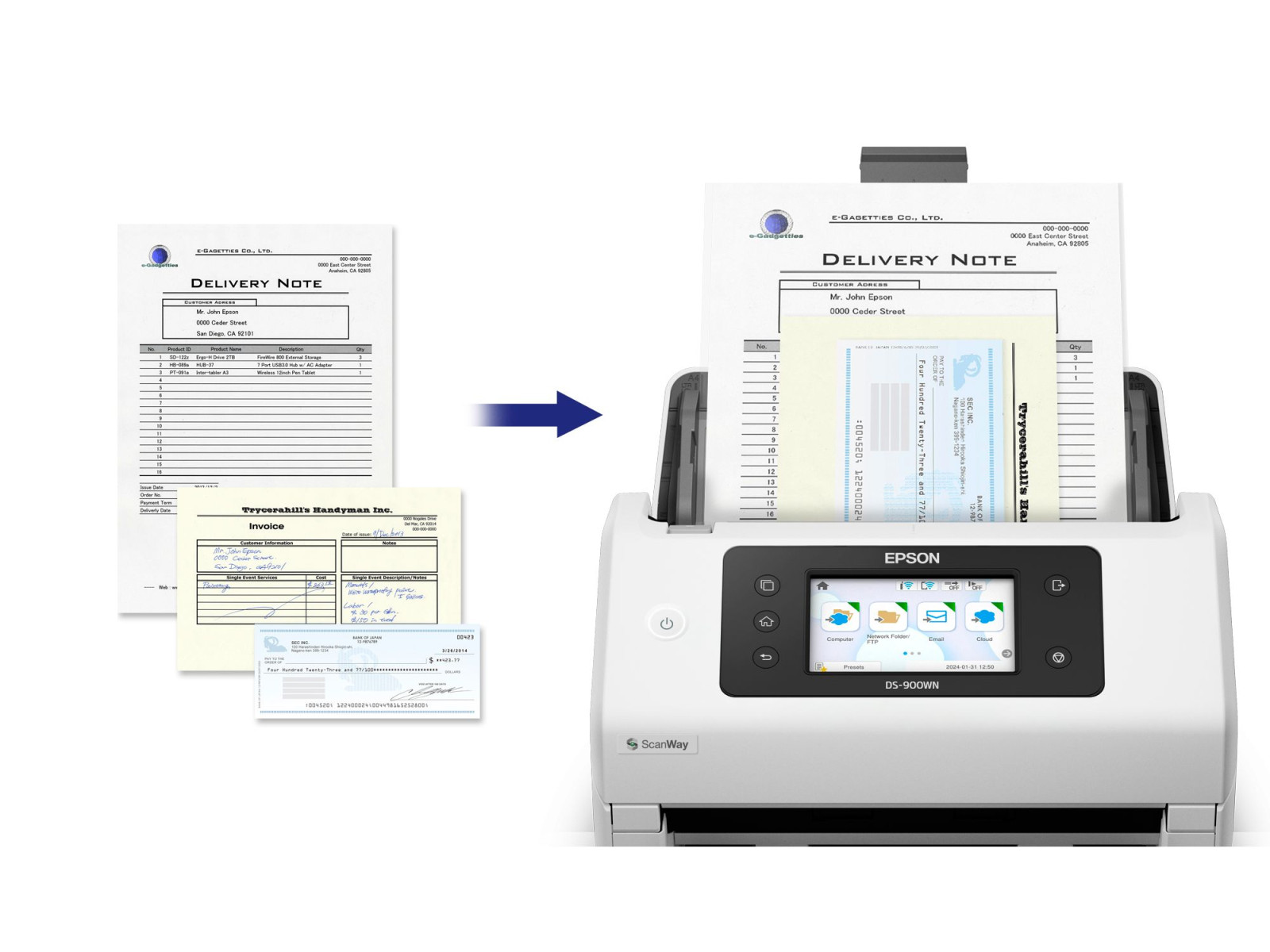 Epson WorkForce DS-900WN görsel 4